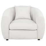  Coaster Furniture Isabella 504973 Fabric Upholstered Accent Chair - Sand IMAGE 8