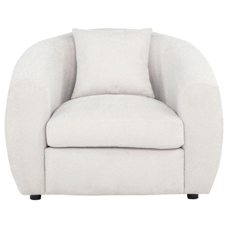  Coaster Furniture Isabella 504973 Fabric Upholstered Accent Chair - Sand IMAGE 8