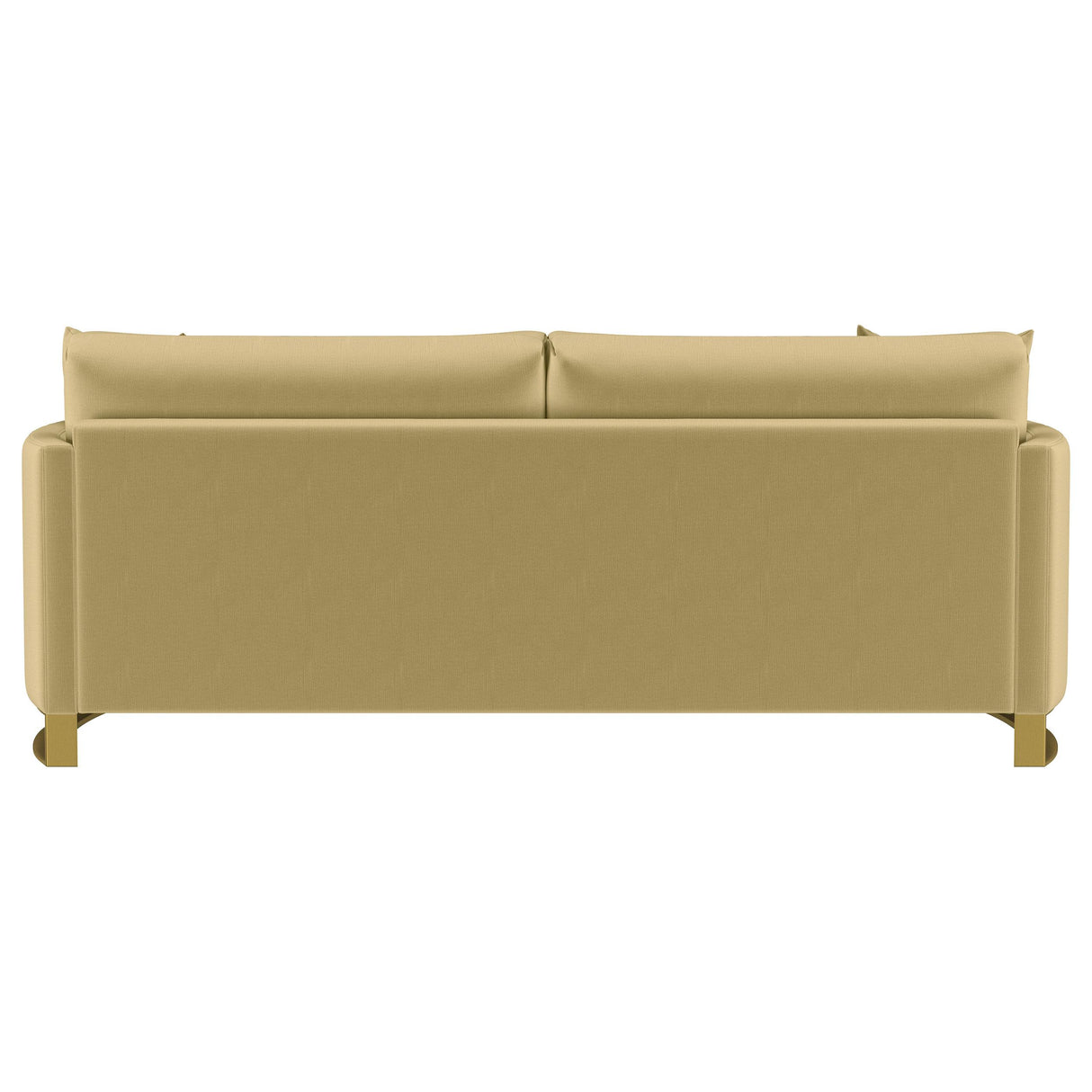  Coaster Furniture Corliss 508824 Upholstered Curved Track Arm Sofa - Camel IMAGE 7