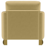  Coaster Furniture Corliss 508826 Upholstered Curved Track Arm Chair - Camel IMAGE 8