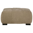  Coaster Furniture Octavia 509964 Upholstered Rectangular Ottoman - Camel IMAGE 1