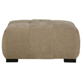  Coaster Furniture Octavia 509964 Upholstered Rectangular Ottoman - Camel IMAGE 1