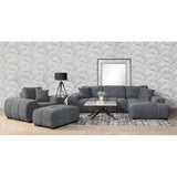  Coaster Furniture Octavia 509965 Upholstered Sectional Chaise Sofa - Charcoal Grey IMAGE 11