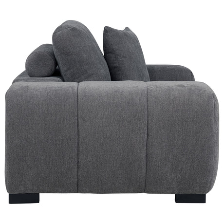  Coaster Furniture Octavia 509967 Upholstered Track Arm Accent Chair - Charcoal Grey IMAGE 7