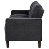  Coaster Furniture Bowen II 509981 Fabric Upholstered Track Arm Sofa - Steel Grey IMAGE 2