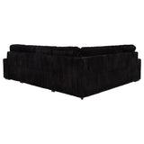  Coaster Furniture Devonshire 511049 Sleeper Sectional Sofa Storage Chaise - Black IMAGE 15