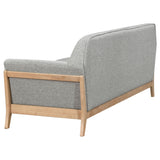  Coaster Furniture Vaughn 511071 Fabric Upholstered Flared Arm Sofa - Grey IMAGE 6