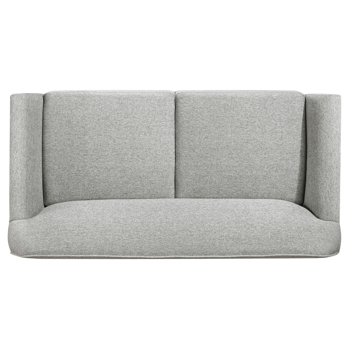  Coaster Furniture Vaughn 511072 Fabric Upholstered Flared Arm Loveseat - Grey IMAGE 4
