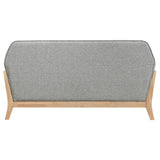  Coaster Furniture Vaughn 511072 Fabric Upholstered Flared Arm Loveseat - Grey IMAGE 9