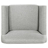 Coaster Furniture Vaughn 511073 Fabric Upholstered Flared Arm Accent Chair - Grey IMAGE 5