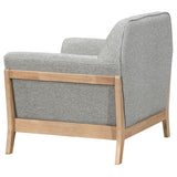  Coaster Furniture Vaughn 511073 Fabric Upholstered Flared Arm Accent Chair - Grey IMAGE 6