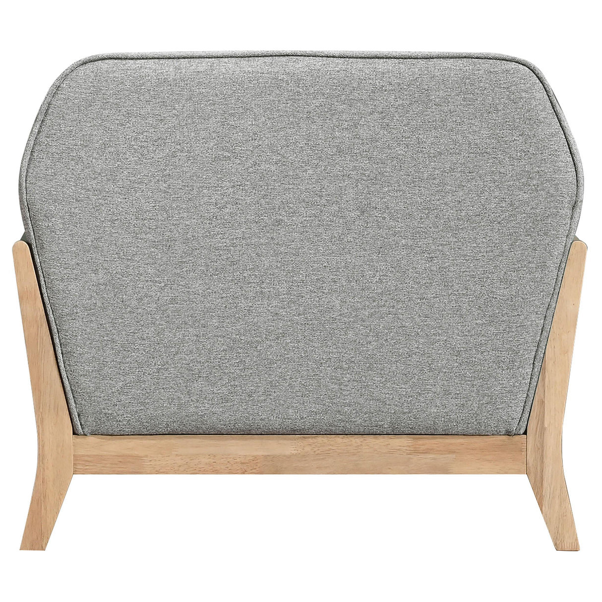 Coaster Furniture Vaughn 511073 Fabric Upholstered Flared Arm Accent Chair - Grey IMAGE 8