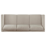  Coaster Furniture Islington 511101 Fabric Upholstered Panel Arm Sofa - Taupe IMAGE 8