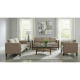  Coaster Furniture Islington 511103 Fabric Upholstered Panel Arm Accent Chair - Taupe IMAGE 9