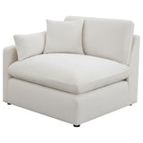 Coaster Furniture Hobson 551451-SETA 5-piece Upholstered Modular Sectional Sofa - Ivory IMAGE 4