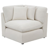 Coaster Furniture Hobson 551451-SETA 5-piece Upholstered Modular Sectional Sofa - Ivory IMAGE 6