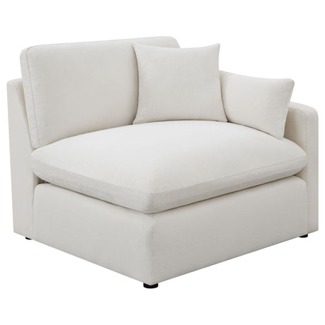 Coaster Furniture Hobson 551451-SETB 4-piece Upholstered Modular Sectional Sofa - Ivory IMAGE 5