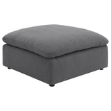  Coaster Furniture Hobson 551455-SETB 4-piece Upholstered Modular Sectional Sofa - Charcoal IMAGE 10