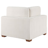  Coaster Furniture Lakeview 551462 Upholstered Corner Chair - Ivory IMAGE 2