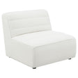  Coaster Furniture Sunny 551621 Upholstered Armless Chair - Natural IMAGE 1