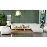  Coaster Furniture Sunny 551621 Upholstered Armless Chair - Natural IMAGE 13