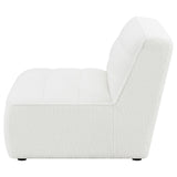  Coaster Furniture Sunny 551621 Upholstered Armless Chair - Natural IMAGE 2