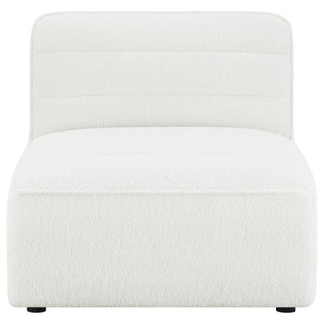  Coaster Furniture Sunny 551621 Upholstered Armless Chair - Natural IMAGE 5