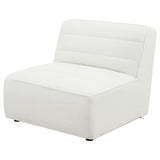  Coaster Furniture Sunny 551621 Upholstered Armless Chair - Natural IMAGE 7
