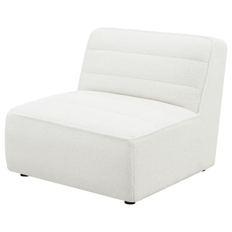  Coaster Furniture Sunny 551621 Upholstered Armless Chair - Natural IMAGE 7