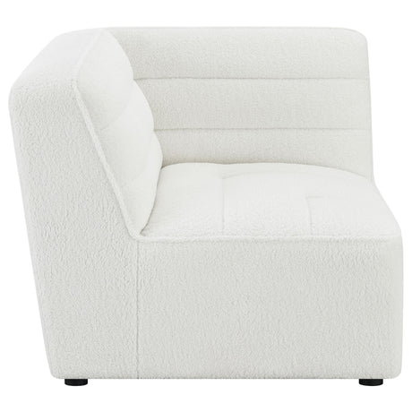  Coaster Furniture Sunny 551622 Upholstered Corner Chair - Natural IMAGE 4