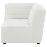  Coaster Furniture Sunny 551622 Upholstered Corner Chair - Natural IMAGE 6