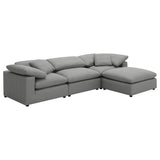  Coaster Furniture Raleigh 551754 Boucle Upholstered Armless Chair - Grey IMAGE 8