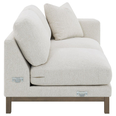  Coaster Furniture Geneva 551777 Boucle Upholstered Sectional Chaise Sofa - Sand IMAGE 20