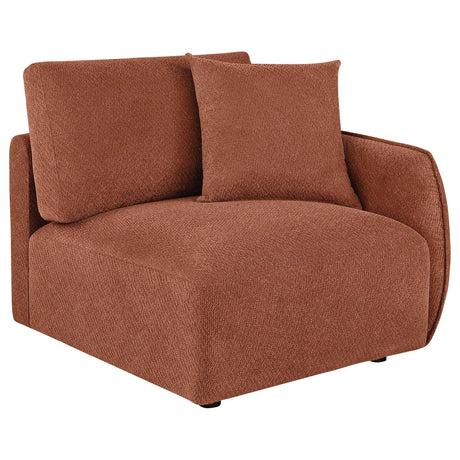  Coaster Furniture Elysia 551891-SETA 5-piece Chenille Upholstered Modular Sectional Sofa - Coral IMAGE 11