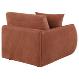  Coaster Furniture Elysia 551894LAF Chenille Upholstered Modular LAF Chair - Coral IMAGE 5