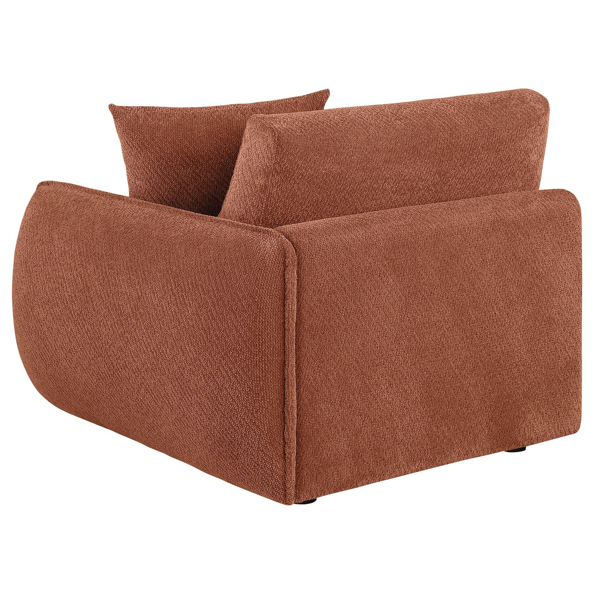  Coaster Furniture Elysia 551894RAF Chenille Upholstered Modular RAF Chair - Coral IMAGE 3