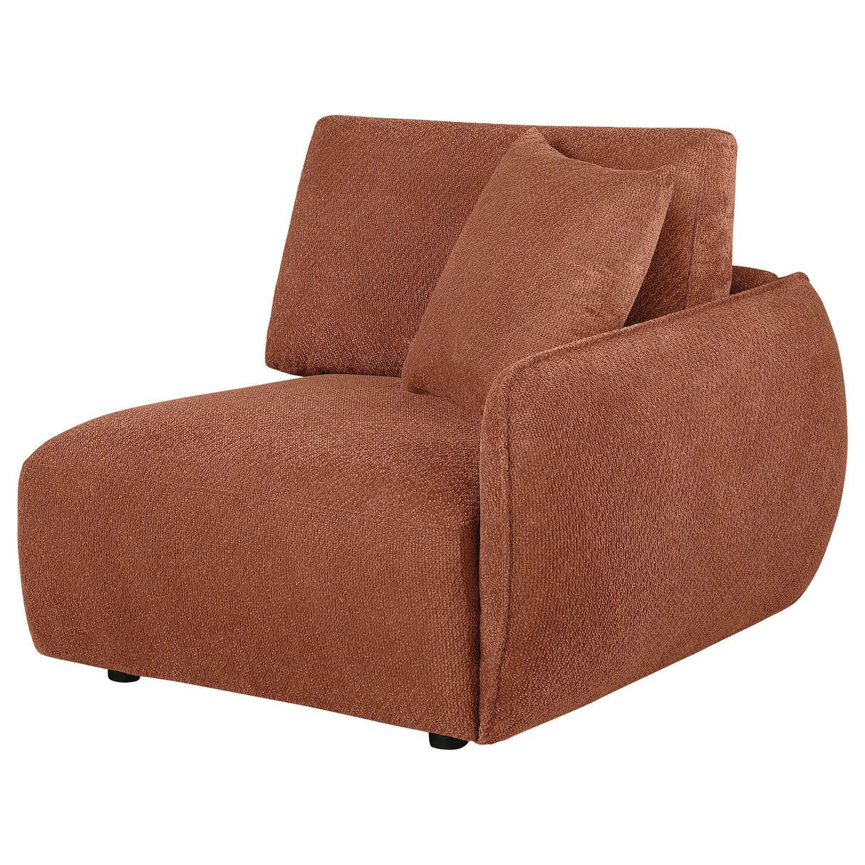  Coaster Furniture Elysia 551894RAF Chenille Upholstered Modular RAF Chair - Coral IMAGE 6