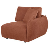  Coaster Furniture Elysia 551894RAF Chenille Upholstered Modular RAF Chair - Coral IMAGE 6