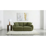  Coaster Furniture Elysia 551895-LOVE Chenille Upholstered Modular Lounge Loveseat - Green IMAGE 2