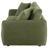  Coaster Furniture Elysia 551895-LOVE Chenille Upholstered Modular Lounge Loveseat - Green IMAGE 4