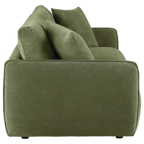  Coaster Furniture Elysia 551895-LOVE Chenille Upholstered Modular Lounge Loveseat - Green IMAGE 7