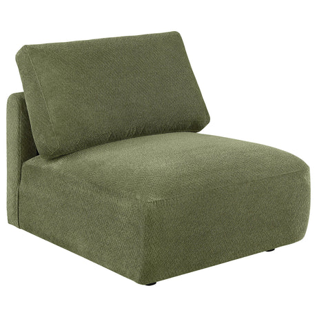 Coaster Furniture Elysia 551895-SET 6-piece Chenille Upholstered Modular Sectional Sofa - Green IMAGE 10