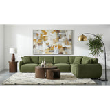  Coaster Furniture Elysia 551895-SET 6-piece Chenille Upholstered Modular Sectional Sofa - Green IMAGE 2
