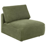  Coaster Furniture Elysia 551895-SETA 5-piece Chenille Upholstered Modular Sectional Sofa - Green IMAGE 11