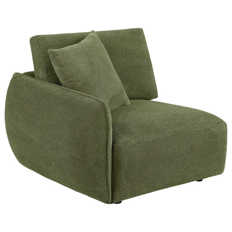  Coaster Furniture Elysia 551895-SETA 5-piece Chenille Upholstered Modular Sectional Sofa - Green IMAGE 13