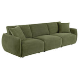  Coaster Furniture Elysia 551895-SOFA Chenille Upholstered Modular Lounge Sofa - Green IMAGE 1