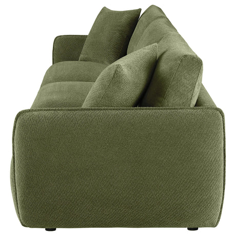  Coaster Furniture Elysia 551895-SOFA Chenille Upholstered Modular Lounge Sofa - Green IMAGE 5