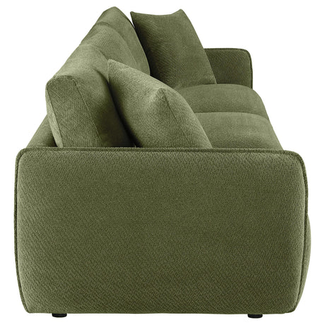  Coaster Furniture Elysia 551895-SOFA Chenille Upholstered Modular Lounge Sofa - Green IMAGE 7