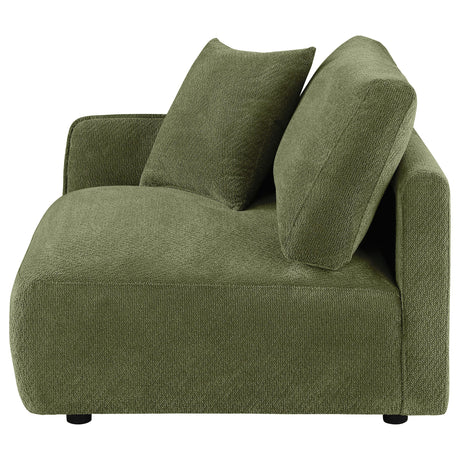  Coaster Furniture Elysia 551898LAF Chenille Upholstered Modular LAF Chair - Green IMAGE 1