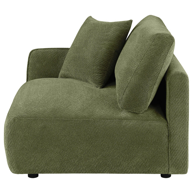  Coaster Furniture Elysia 551898LAF Chenille Upholstered Modular LAF Chair - Green IMAGE 1